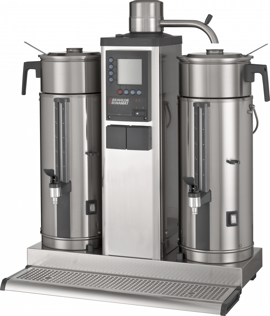 Product angle 2 - B5 with brewing baskets