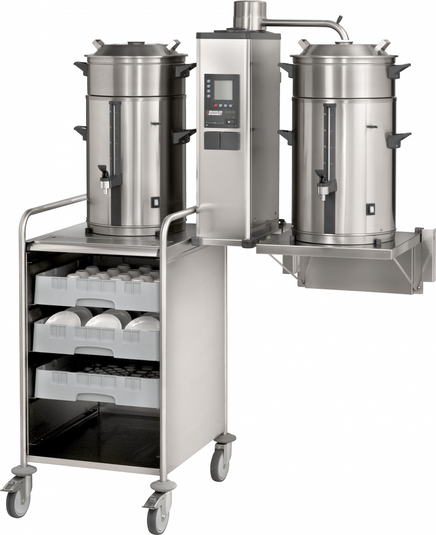 Product angle 3 - B40 W with brewing baskets