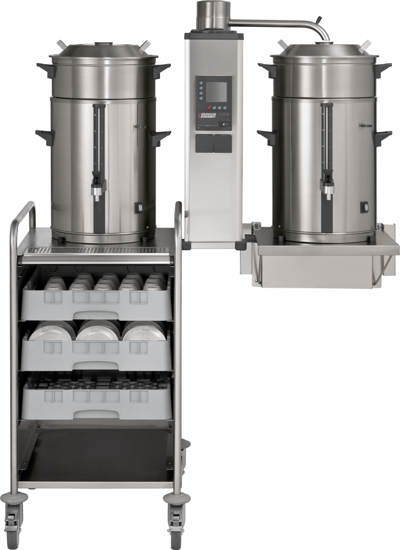 Product angle 2 - B40 W L/R with brewing basket