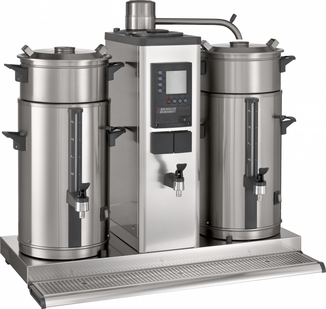 Product angle 6 - B10 HW with brewing baskets