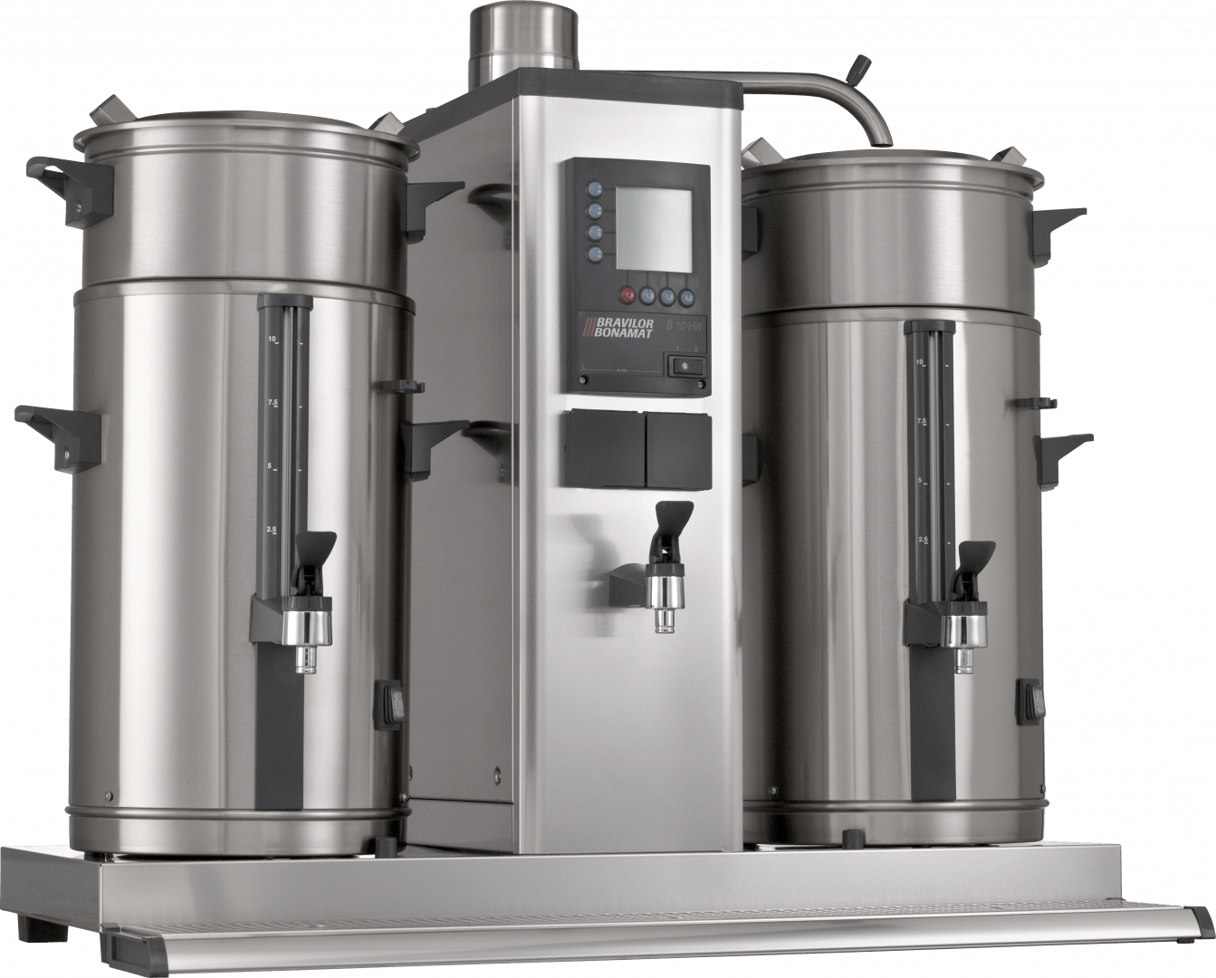 Product angle 8 - B10 HW with brewing baskets