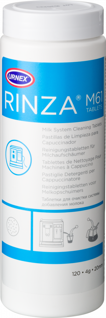 Product angle 1 - Box with 12 jars of 120 cleaning tablets for FreshMilk
