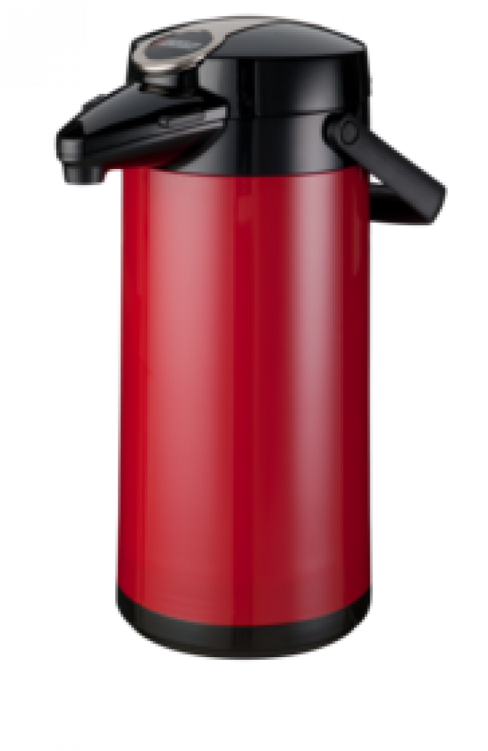 Product angle 1 - Airpot Furento intérieur en verre trempé (rouge)