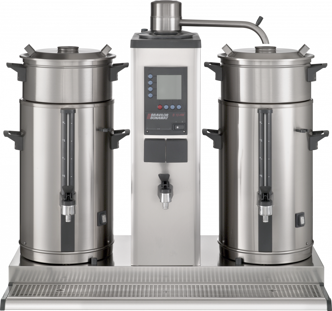 Product angle 1 - B20 HW with brewing baskets