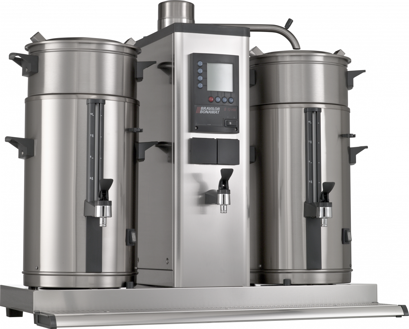 Product angle 4 - B20 HW with brewing baskets