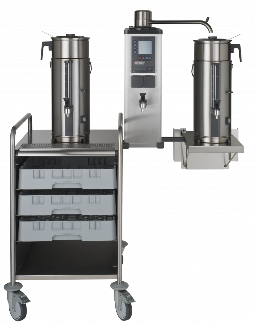 Product angle 1 - B5 HW W with brewing baskets