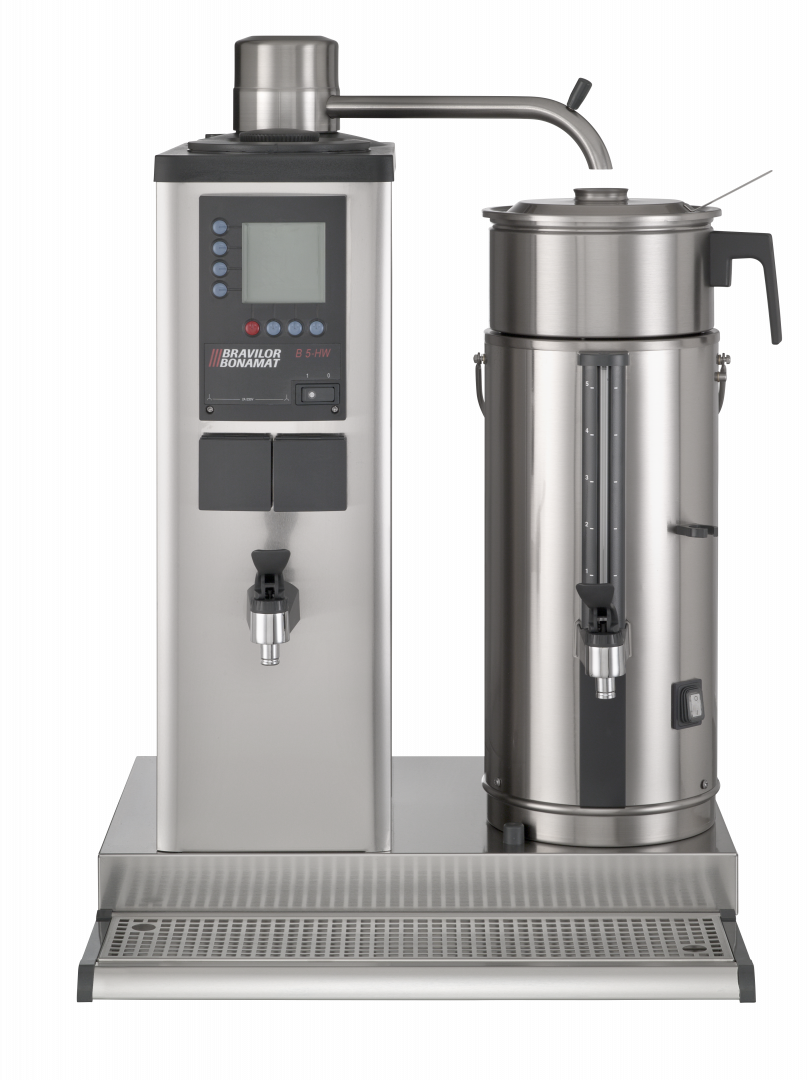 Product angle 1 - B5 HW container left with brewing basket 400V